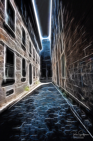 Old Montreal Dark Alley